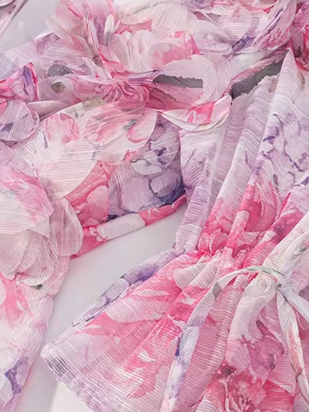 Floral Ruffle Dress - Picture 14 of 16